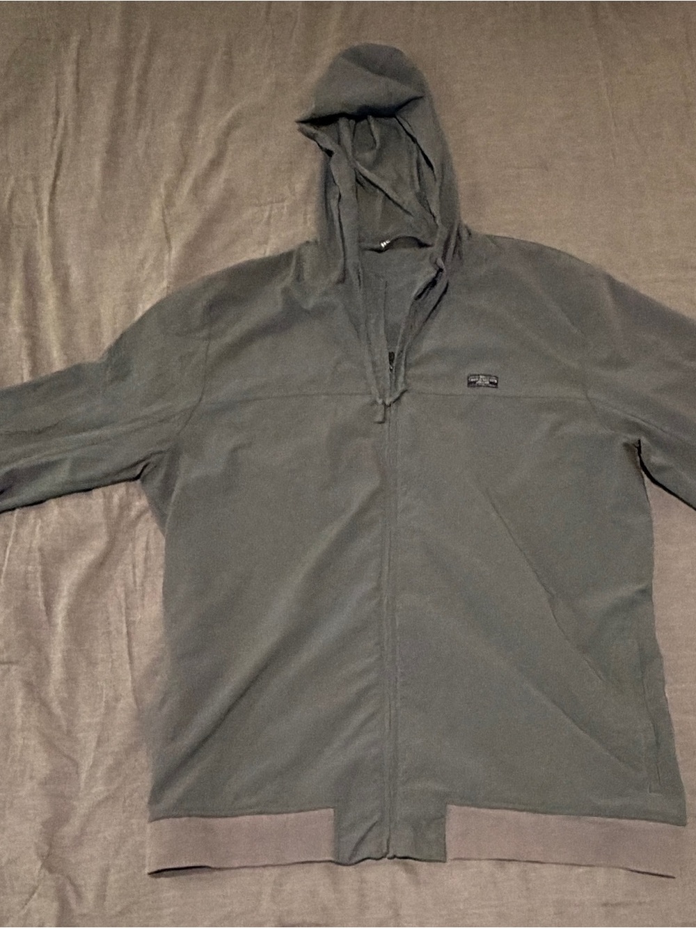 Travis Mathew Men's Olive Hooded Lightweight Jacket